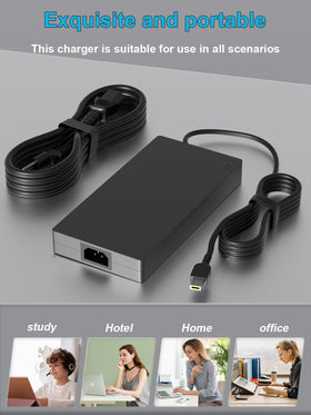 HSXIRQA 230W charger delivers a full charge in 0.6–1.2 hours.