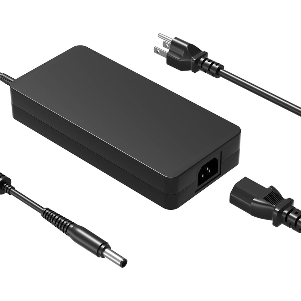 HSXIRQA 330W AC Charger front view, compact design ideal for travel and home use.