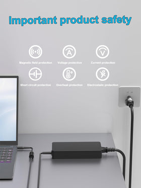 HSXIRQA 330W AC Charger heat dissipation design, cooler operation during heavy use.