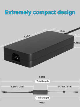 HSXIRQA 330W AC Charger packaging box, ready for safe storage and gifting.