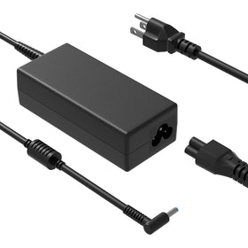 HSXIRQA 65W AC charger front view enables quick, reliable charging for HP 17-series notebooks.