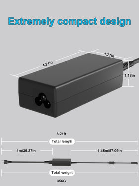 HSXIRQA 65W charger universal input 100-240V for worldwide use