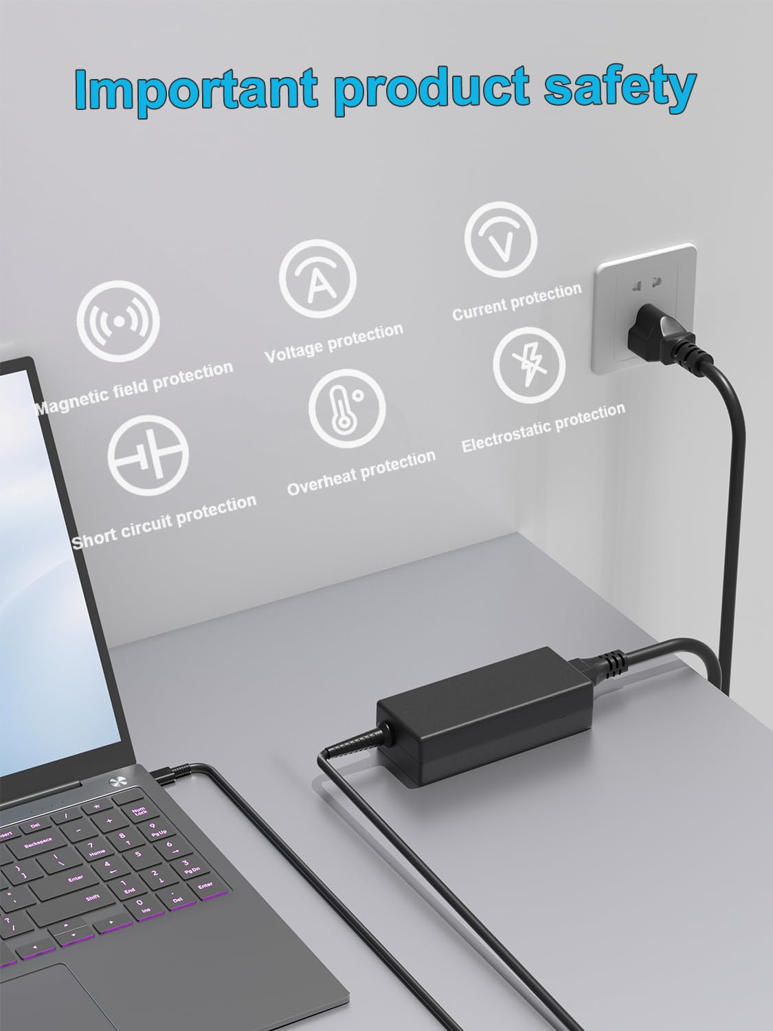 HSXIRQA compact charger as travel companion in a bag.