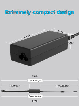 HSXIRQA Dell Vostro 65W cable connection image highlights safe power transfer