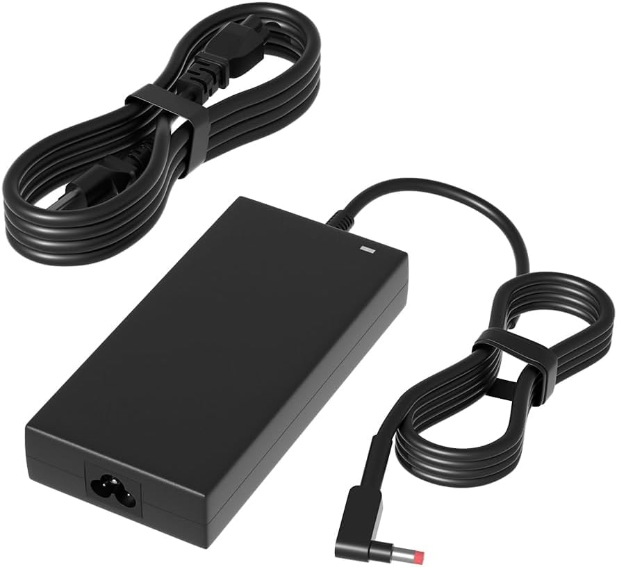 HSXIRQA front view of power adapter showing compact design and reliable power