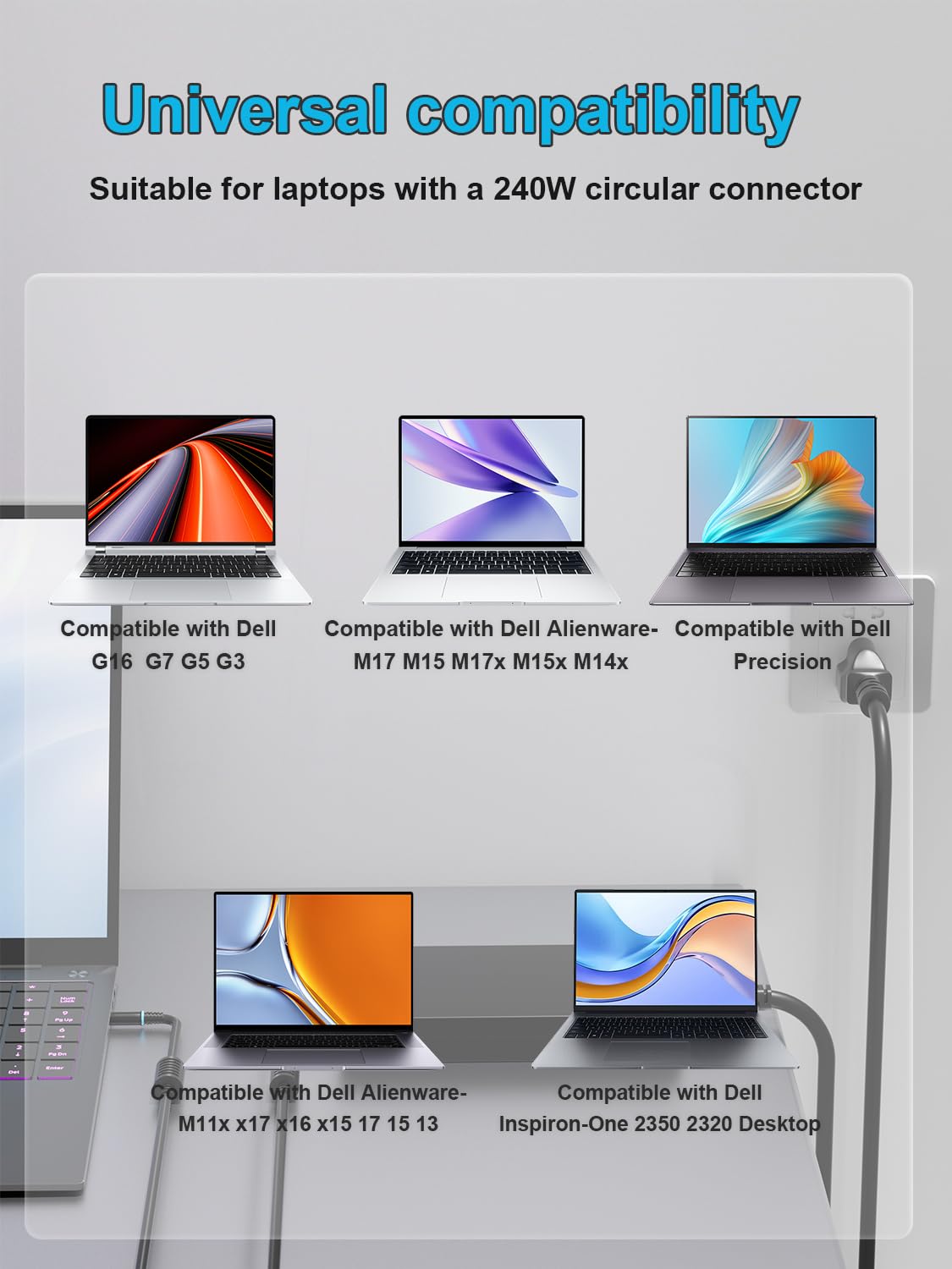 HSXIRQA size comparison next to a Dell laptop showing portable scale for travel