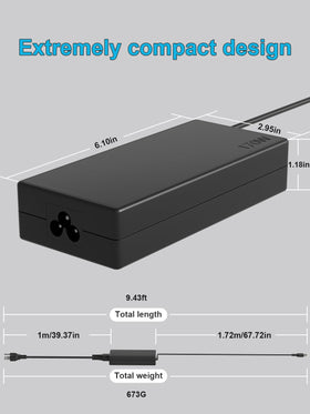 HSXIRQA charger shown in a compact, travel-ready design