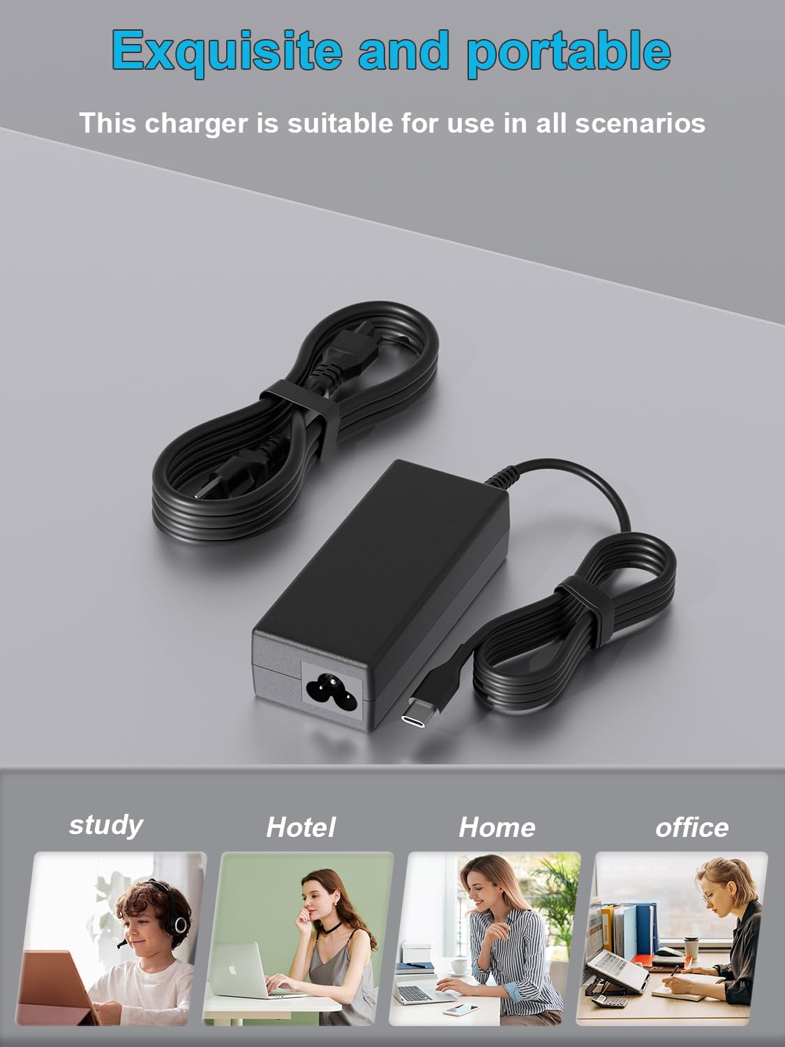 HSXIRQA charger packed in travel bag for portable charging convenience
