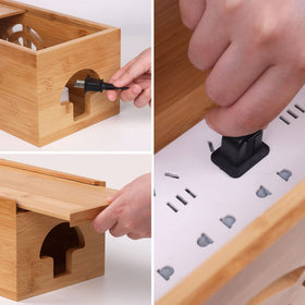 HTB cable box includes ventilation holes to support airflow and safer heat management