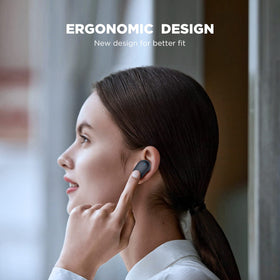 HTC Earbuds Bluetooth 5.3 auto-pairing for quick setup.