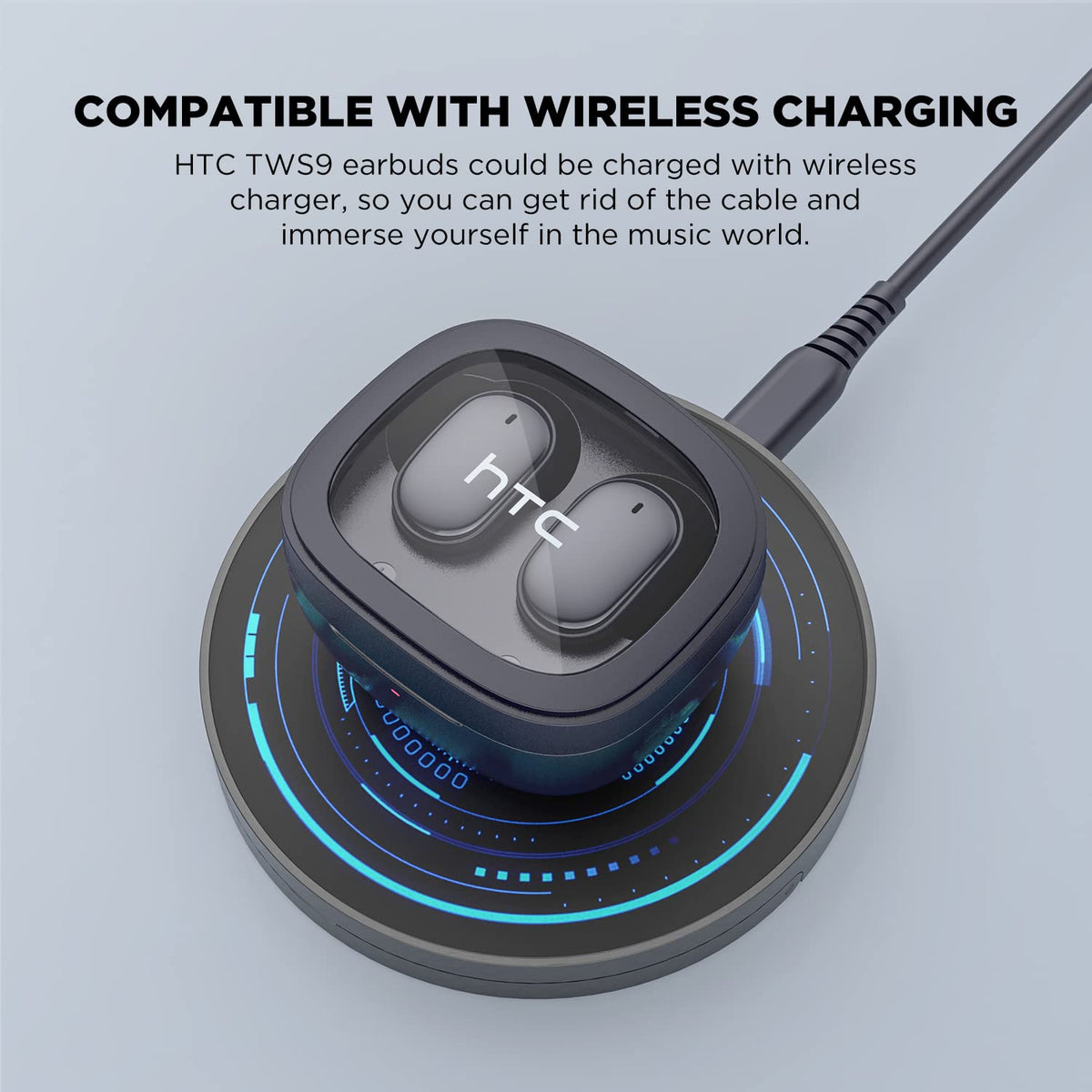 HTC Earbuds game mode 40ms for smoother mobile gaming.