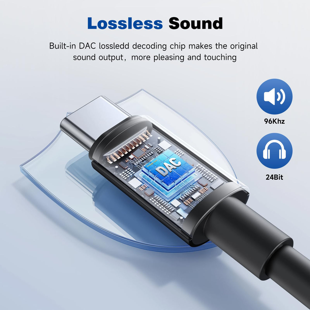 Htrenc plug-and-play dongle for quick setup anywhere.