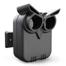HTZSAFE Driveway Sensor motion detector outdoors detects people, vehicles, and large animals for property monitoring.