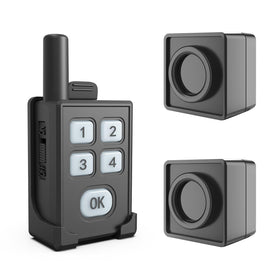 HTZSAFE portable perimeter alarm kit for enhanced outdoor campsite security.