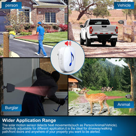 HTZSAFE receiver placed indoors on shelf showing convenient audible alerts at home