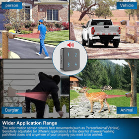 HTZSAFE weatherproof outdoor sensor endures rain and sun for year-round use.