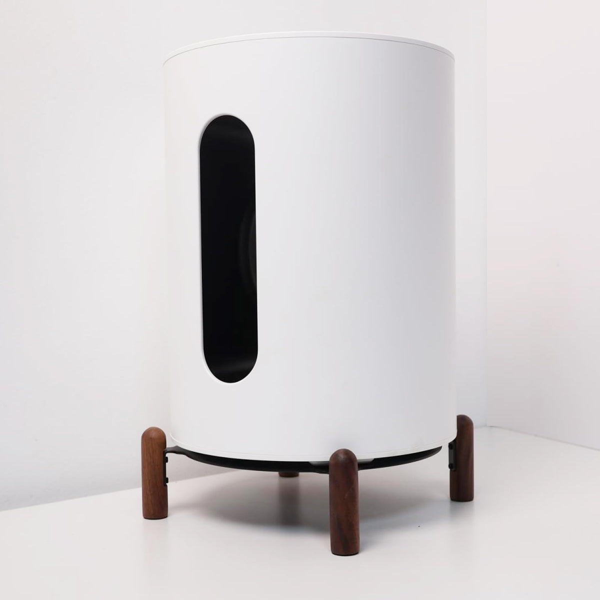 H Huaberich Black Walnut Sub Mini stand, 55mm height boost enhances component spacing.