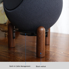 H Huaberich desk stand screws enable quick, secure mounting of Echo Studio.