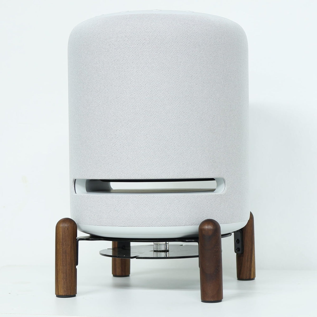 H Huaberich desk wood stand for Echo Studio – sturdy construction for reliable support.