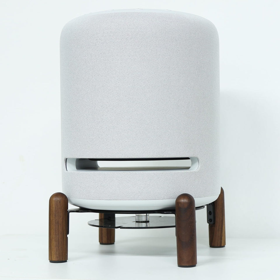 H Huaberich desk wood stand for Echo Studio – sturdy construction for reliable support.