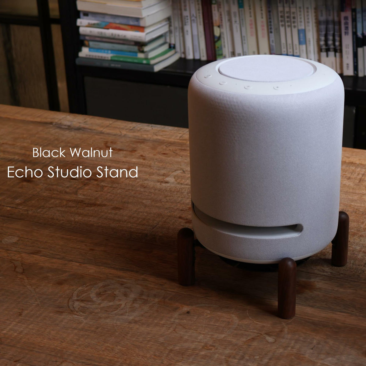H Huaberich desk wood stand foam padding – protects speakers and desk surfaces.