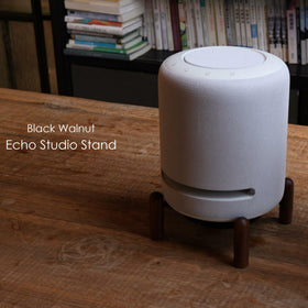 H Huaberich desk wood stand foam padding – protects speakers and desk surfaces.