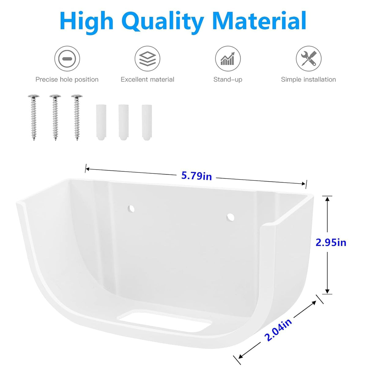 Sticky adhesive holder for Huafly eero Pro 6E promotes drill-free mounting.