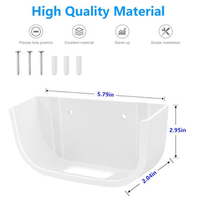 Sticky adhesive holder for Huafly eero Pro 6E promotes drill-free mounting.