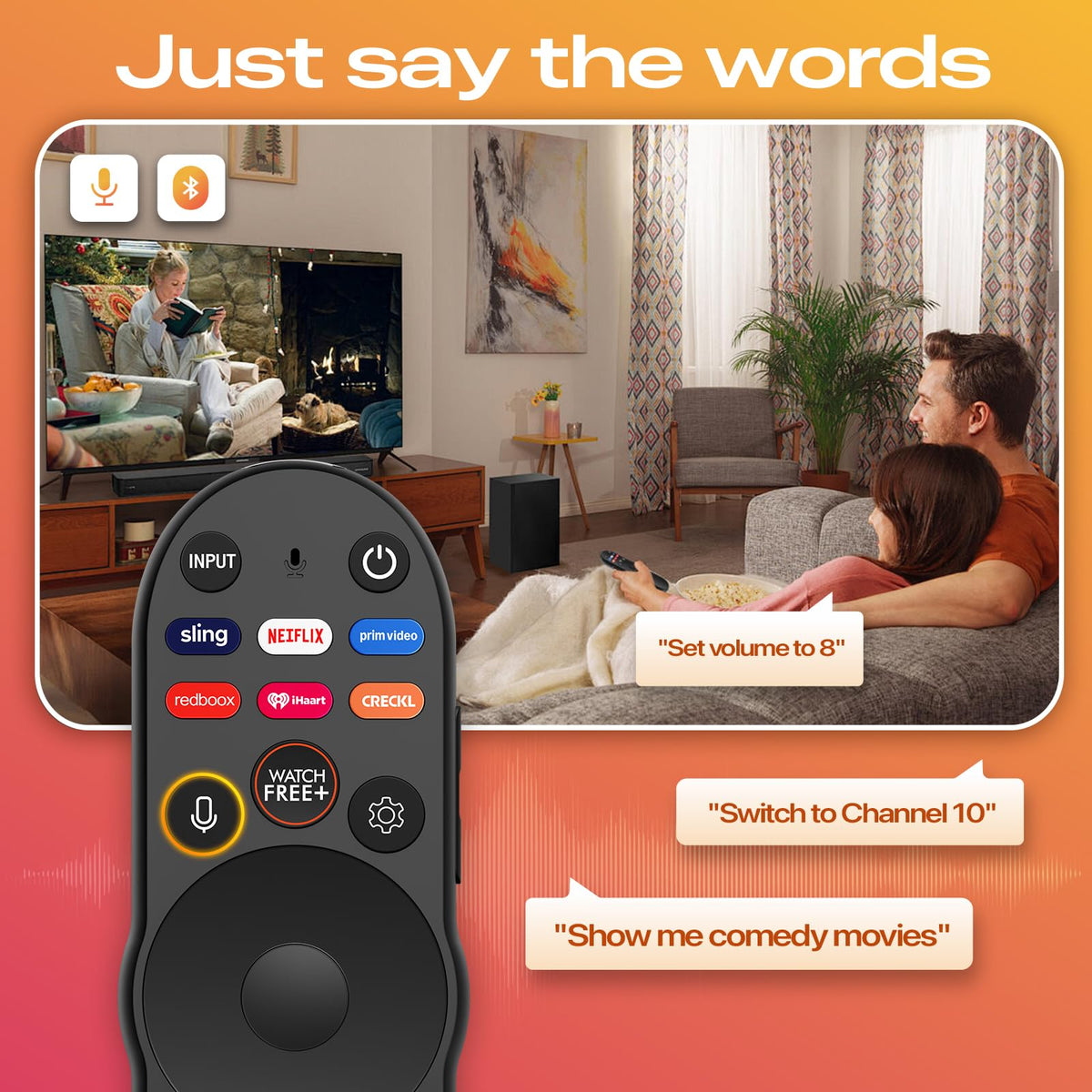 WatchFree+ access offers hundreds of free live TV channels.