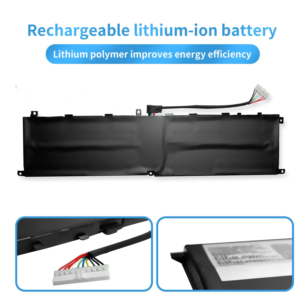 Hubei battery label with specs and certifications, ensuring correct voltage and capacity