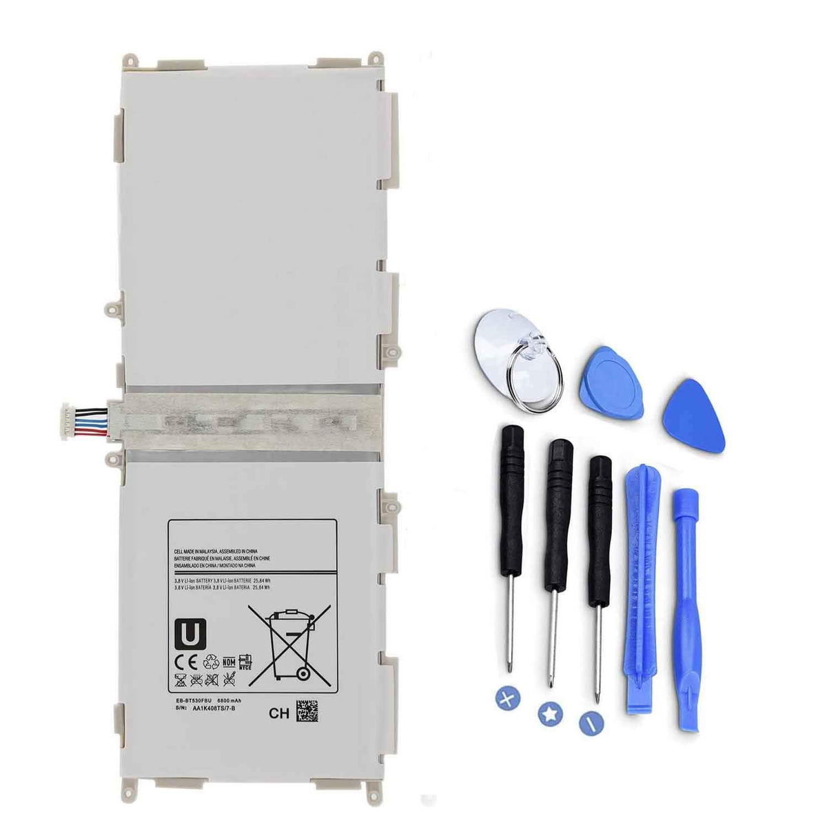 Hubei EB-BT530FBE battery assembly with long-lasting power for Galaxy Tab 4 10.1.