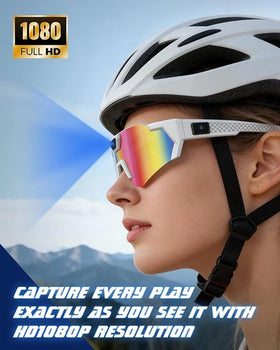 HUCLTZV anti-glare lens enhances clarity in bright sun during outdoor sports.