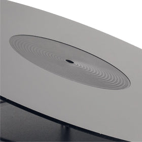 Hudson Hi-Fi acrylic turntable mat on vinyl for clearer sound and deeper bass