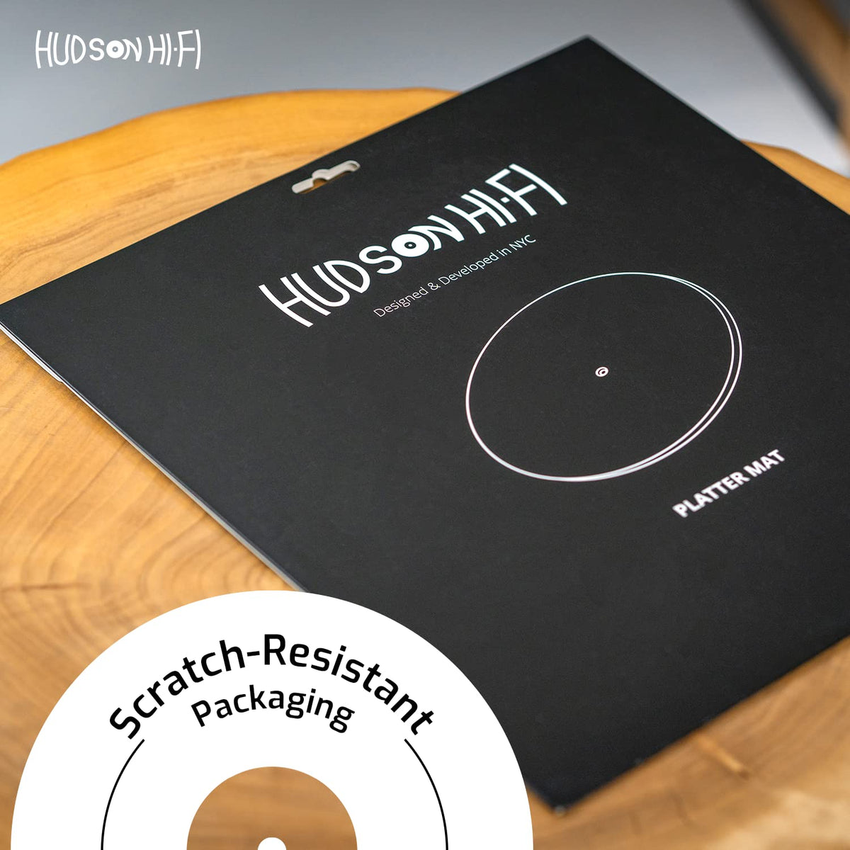 Hudson Hi-Fi Corkery mat showcases dust-free operation and precise fit for consistent performance
