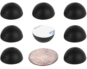 Hudson Hi-Fi isolation pad under speaker reduces vibrations for clearer audio.