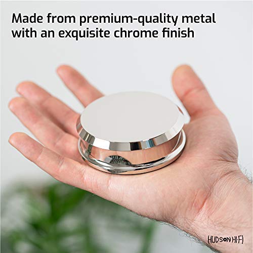 Hudson Hi-Fi SmallBen Chrome paired with leather pad for extra protection.