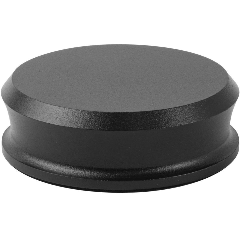 Hudson Hi-Fi SmallBen weight on vinyl stabilizes records for cleaner playback