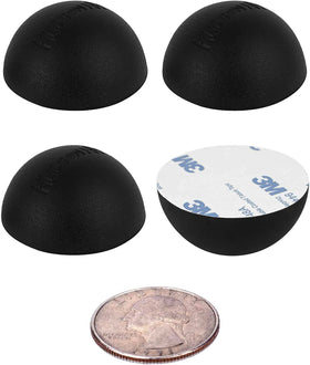 Hudson Hi-Fi isolation feet under a bookshelf speaker reduce surface vibration.