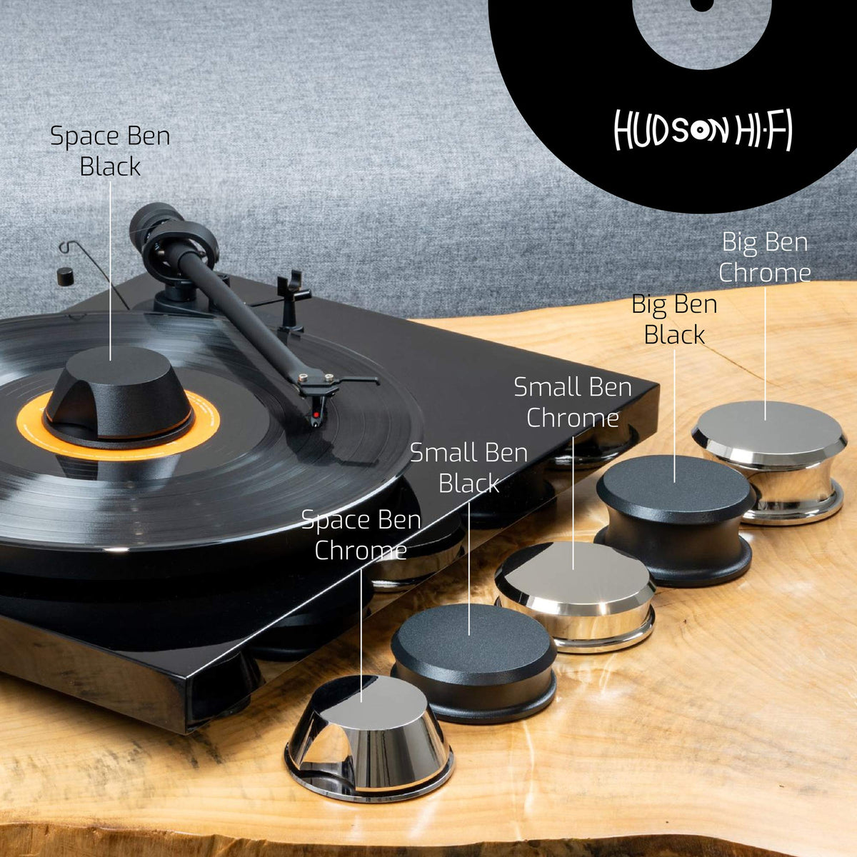 Hudson Hi‑Fi BigBen in a NYC studio scene conveying professional audio upgrade benefit