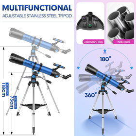 HUGERSTAR telescope phone adapter allows capturing and sharing celestial moments
