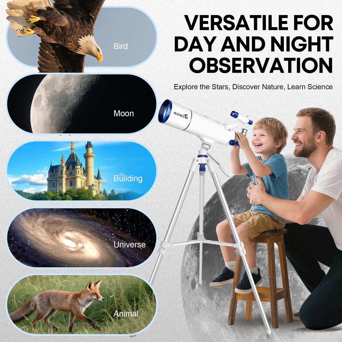 HUGERSTAR phone adapter lets you capture and share night sky images