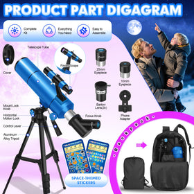 HUGERSTAR smartphone adapter enables quick Moon and planet photos