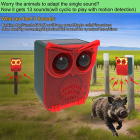 HULPPRE gunshot sound option for outdoor deterrence