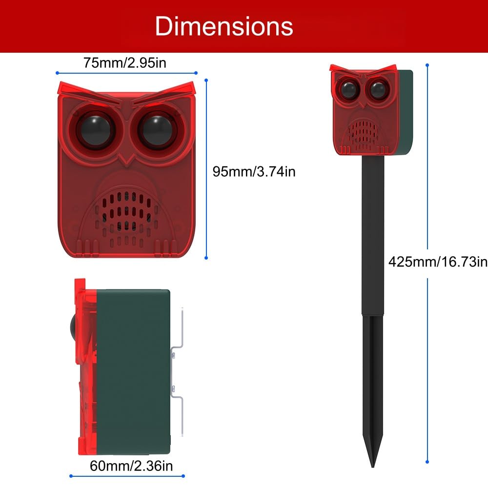 Installation kit included with the HULPPRE outdoor alarm
