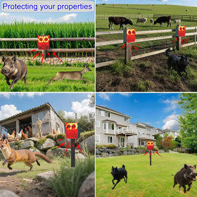 HULPPRE alarm mounted on side for versatile wall or fence placement