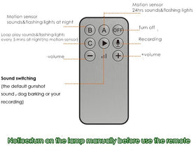 HULPPRE solar outdoor motion sensor alarm USB cable included