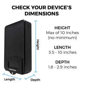 HumanCentric Cable Box and Modem Mount behind TV maintains remote accessibility