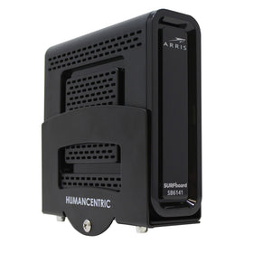 HumanCentric Cable Box and Modem Mount front view keeps devices accessible and cables tidy