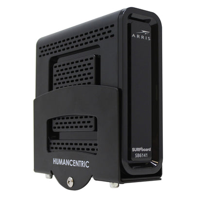 HumanCentric Cable Box and Modem Mount front view keeps devices accessible and cables tidy