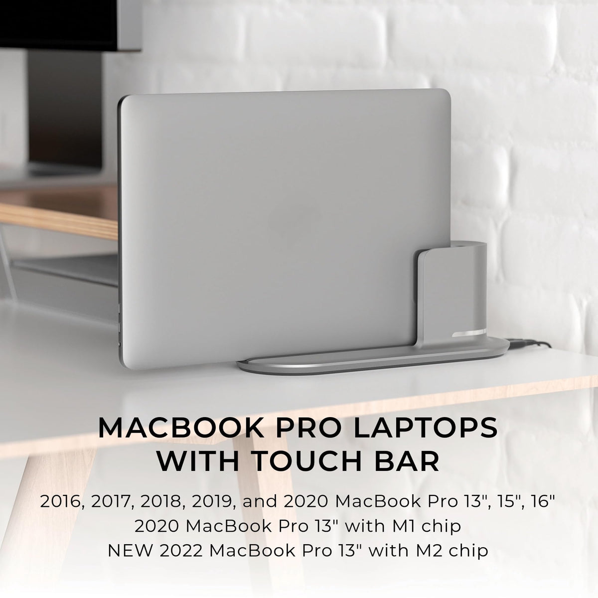 HumanCentric DockBook two-port design keeps power and display in reach